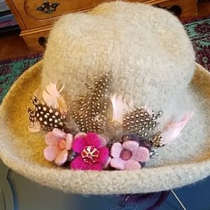 Vintage felted hat